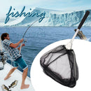 Portable Aluminium Alloy Pole Net Single Triangle Folding Fish Landing Net