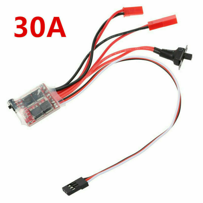 30A ESC Brushed Brush Motor Speed Controller With Brake For RC Car Boat Tank NEW