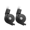 2x Road Bicycle V Brake Adapter Converter to Caliper Mounting Holder Black