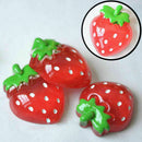 Cute 12pcs Red Strawberry Fruit Flatback Scrapbooking Pendant Phone~DIY V0F D4L5