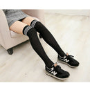 Women Girls Sexy Stripes Thigh High Stockings Opaque Over The Knee Socks P LPV