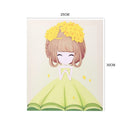 Children DIY Button Painting Handmade Drawing Craft Kit Stickers Pictures