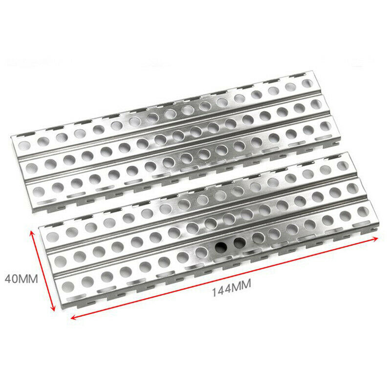2Pcs Stainless Steel Sand Ladders Board for Axial SCX10 TRX-4 D90 1/10 RC C Z3X9