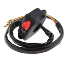 7/8 inch Motorcycle RH Handlebar Horn Turn Signal Light Headlight Ignition Power