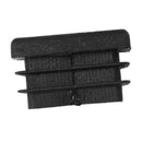 Plastic Square Blanking End Caps Tubing Tube Inserts 25mmx25mm 10 Pcs M9S4