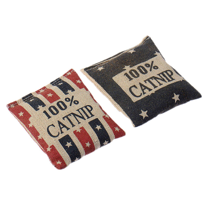 6x7cm Random Color Cute 100% Catnip Square Pillow Mini Kitty Kitten Cat P Dlqq