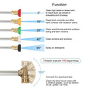 Pressure Washer Wand With Adjustable Angle Nozzle, 16 Inch Stainless Steel