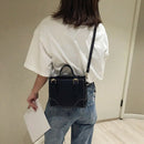 Women'S Shoulder Bag Fashion Ladies Leather Solid Color Personality Handbag
