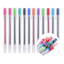 12 Color Gel Pen Set Art Glitter Pens Neon Coloring Ink Painting Craft 0.5mm