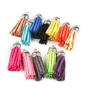 12 Pieces Colorful Velvet Tassel Charms Pendants For Bags Necklace Earrings