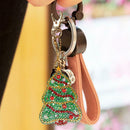 4pcs DIY Full Drill Special Shaped Christmas Diamond Painting Key Chain