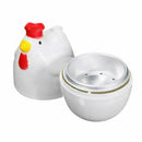 Chick-shaped 1 boiled egg steamer steamer pestle microwave egg cooker cooki H6B7