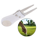 1PC Foldable Golf Divot Tool with Golf Ball Pitch Groove Cleaner Golf Put F ME