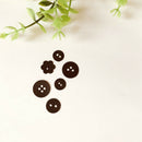 Button Design Metal Cutting Dies For DIY Scrapbooking Paper Cards ME