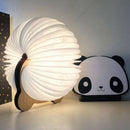 7 Color Book Light Usb Charging Colourful Cute Panda Book Light Night Lamp