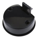 Black Plastic Boat Marine RV Deck Hatch Door Cabinet Round Pull Latch Lock