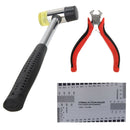 Luthiers Repair Tool Set String Removal Fret Puller Pliers Cutter W/ Ruler