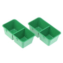 1pc  Feeding Cup Plastic Bird Pigeons Cage Water Food FeederB Ew