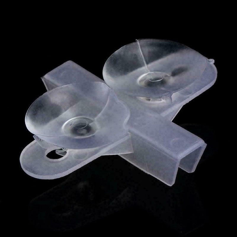 5pc Aquarium Fish Tank Divider Suction Cup Divider Sheet F9E2 Holder L4X3