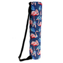 Sports Yoga Mat Carrier Bag with Expandable Storage Pocket Flamingo B