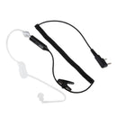 2 Pin Air Acoustic Tube Headsets Mic PTT Walkie Talkie Earpieces Clip-on