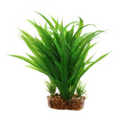 2x Plastic Green Bamboo Leaf Plants for Terrarium Aquarium   Tank Decor