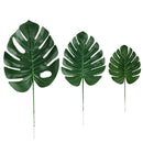 Artificial Turtle Leaf Tropical Imitation Plant Leaf Hawaiian Party Home Theme
