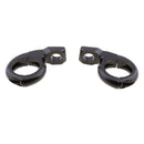 1'' Motorcycle Handlebar Turn Signal Clamp Mirrors Adapter 10mm 8mm  Black