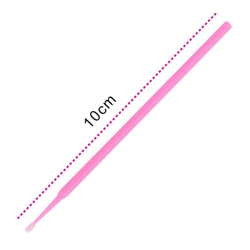 100pcs Eyelash Extension Supply Regular MicroBrush Cotton Swab Makeup