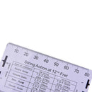 Guitar Accessories Measuring Ruler for Guitar Electric 95*63mm Stainless Stee BX
