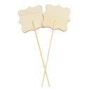 Woodden Signs He Asked She Said Yes Wedding Party Photo Props Decoration