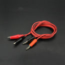 New 3FT Alligator Probe Test Lead Clip to Banana Plug Probe Cable for Multimeter