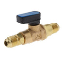 Refrigeration Ball Valve Connector 1/4 Male Thread For A/C  Safety