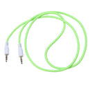 1M 3.5mm Stereo Male to Male Jack Aux Cable Audio Auxiliary Lead For Phone  Y8V4