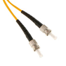 3 Meter Single Mode Dual Core Fiber Optic Drop Wire Cables ST to ST Yellow