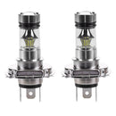 2pcs H4 100W 2828 20SMD LED High Power Car Driving DRL Light Fog Lamp Bulbs