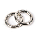 5pcs circle metal carabiner hook snap round clip hook keychain outdoor hanger Z