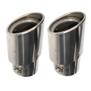 2 Stainless Exhaust Pipe Tip Tail Muffler Pipe fit for Subaru Forester 2008-12