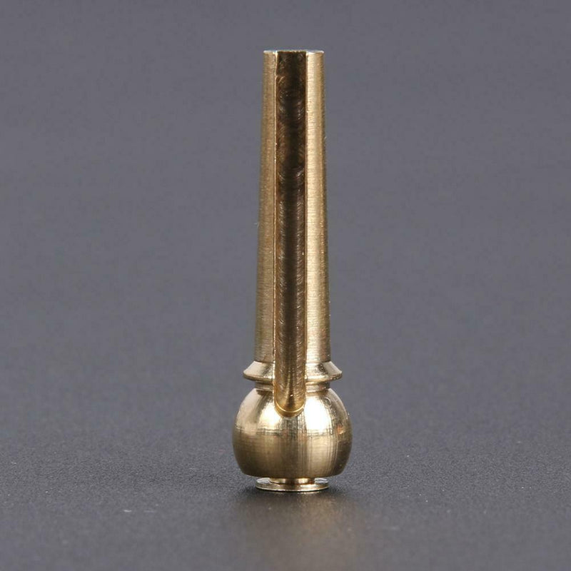 6pcs Guitar Fittings Solid String Pegs Guitar Bridge Pins Pure Copper A