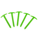 5Pcs/Pack 14.5cm Plastic Tent Peg Nail Tent Stakes for Outdoor Camping Green