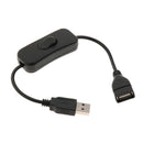 1Pcs USB Cable with Rocker Switch Power Control On/Off Toggle Cord
