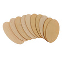30 Pieces (100x50mm+80x40mm) Unpainted Natural Wooden Slice Pieces Oval Home