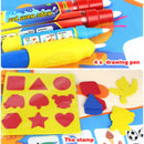 Water Mat, Water Drawing Painting Mat Large Size 120 X 90Cm Mess-Free Aqua  G8T8