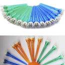 50pcs Mixed Color Plastic Crown Shape Claw Cushion Top Golf Tees 78mm ne3c