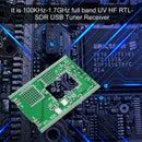 100KHz-1.7GHz UV HF RTL-SDR USB Tuner Receiver+U/V Antenna DIY KITS