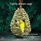 Hanging Bird House Natural Fiber Finch Bird Nest Hut Outdoor Cage