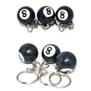 New Black 8 Billiard Ball Key Chain Bag Accessories Keyring Car Key Holder G Bj