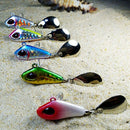 1Pcs 20Mm Metal Mini Vib Fishing Lure 6G Winter Ice Fishing Tackle Pin Cran