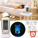 Digital Backlight LED Display Table Alarm Clock Snooze Alarm Thermometer X3E8