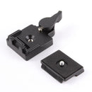 Quick Release Plate Clamp Adapter For Manfrotto 200PL-14 323 System RC2 Tri S3D4